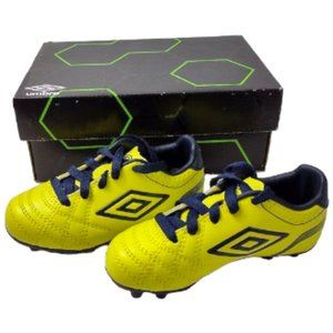 UMBRO Classico 4 HGR JNR Sulphur/Dark Navy Soccer Boots for Kids Size Eu26/USA 9